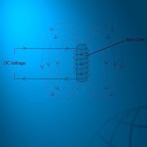 ac motor dc voltage iron core